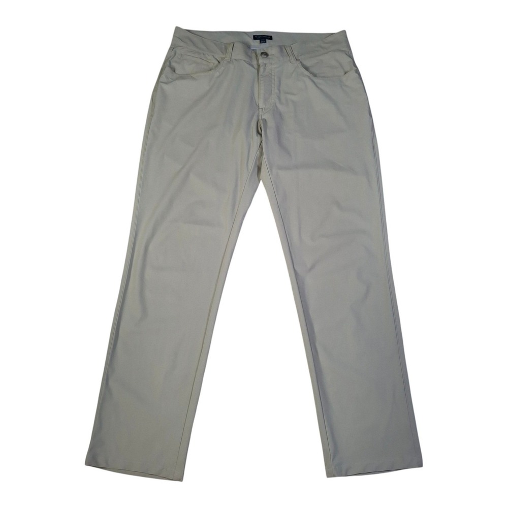 Peter Millar Crown Crafted Pants Mens 34x32 (34x29) Gray Bingham Performance